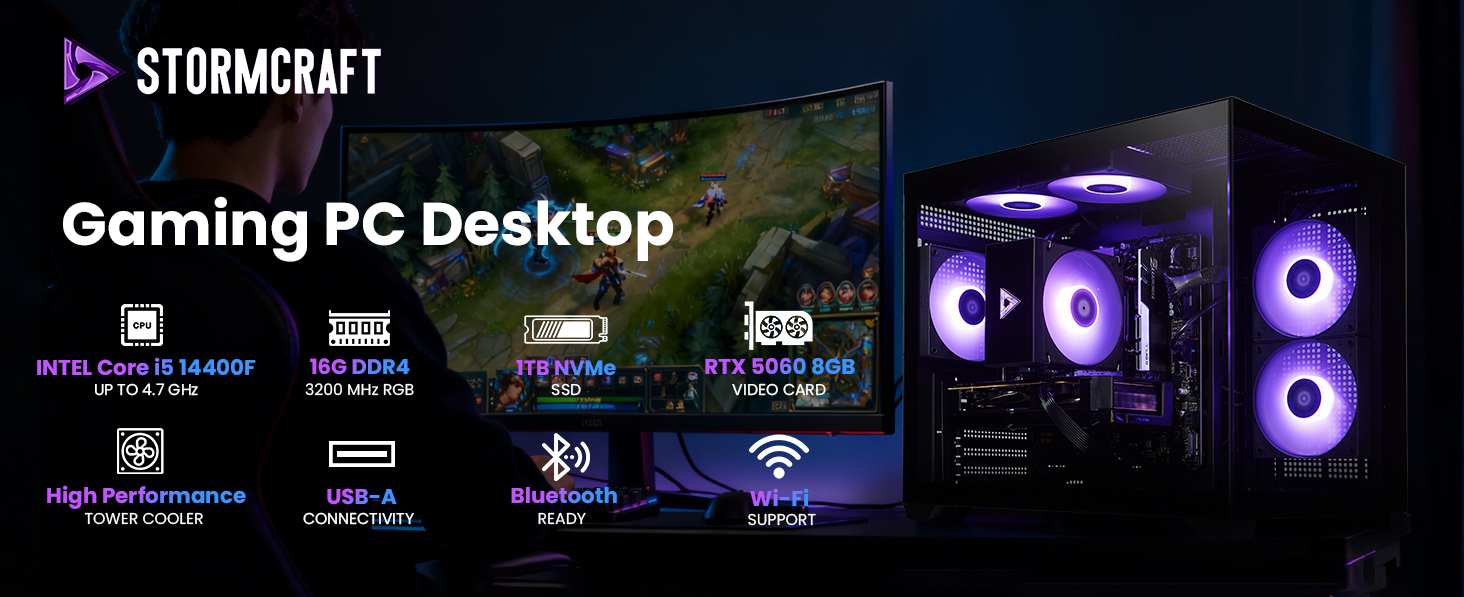 STORMCRAFT SIRIUS SI1440FBB-560N2 Gaming PC