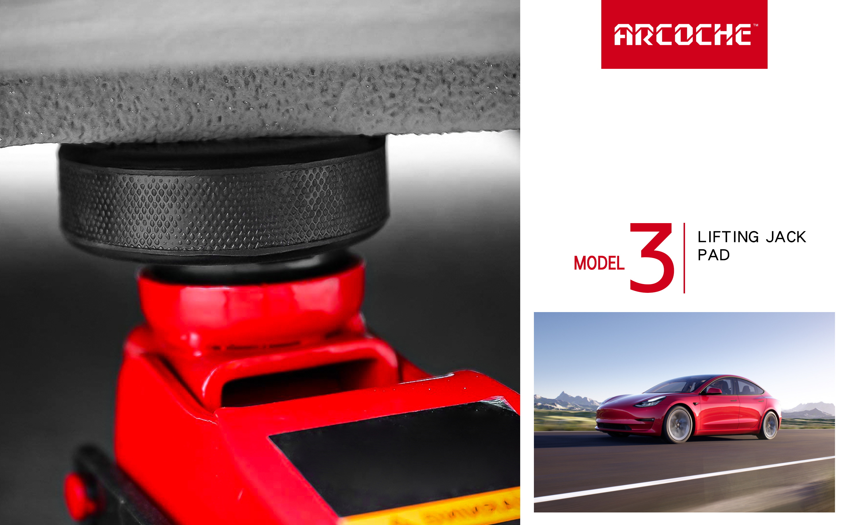 Tesla Model 3/Y/S/X Jack Pad