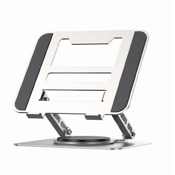 The laptop stand is featured with 360° swivel design to improve the efficiency of work communication