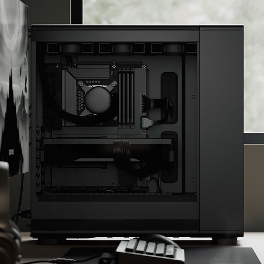 Fractal Design Epoch XL White - Tempered Glass Clear Tint - High Airflow PC Gaming Case