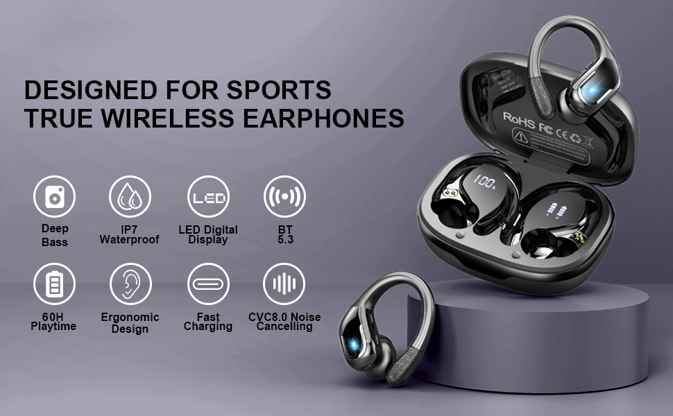 in ear wireless earbud feel comfortable, and offer the convenience of being completely cable-free in