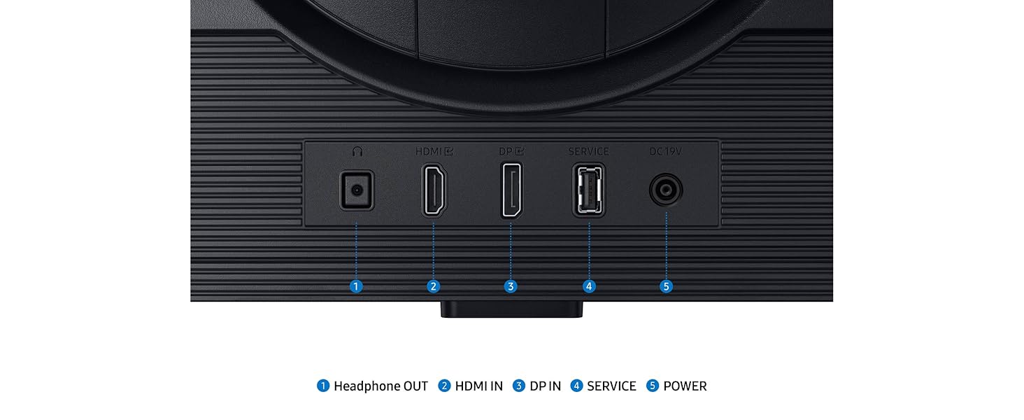 SAMSUNG Odyssey G6 G60F QHD Resolution Gaming Monitor