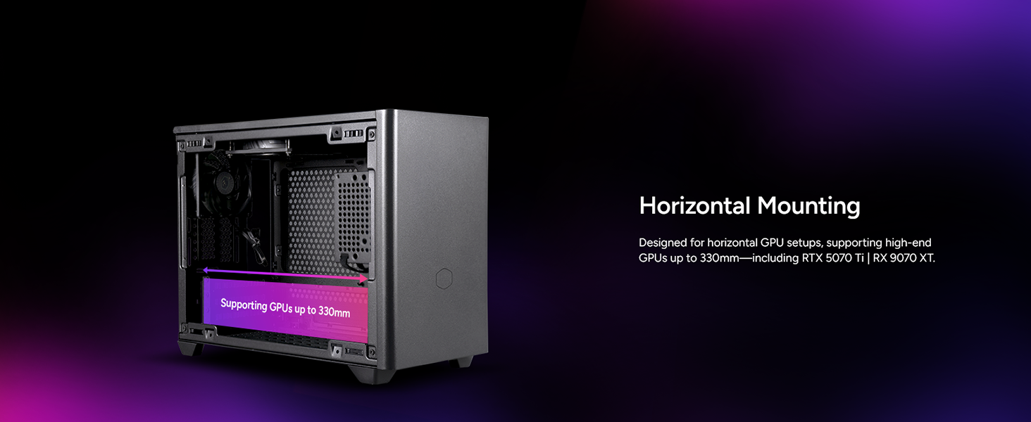 Cooler Master NR200 SFF Small Form Factor Mini-ITX Case 