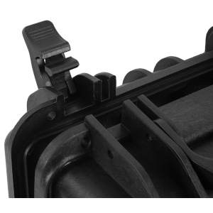 Weatherproof Hard Case with Customizable Foam, Fits HUBSAN Quadcopter Drones, 11 x 8 x 5 in Internal
