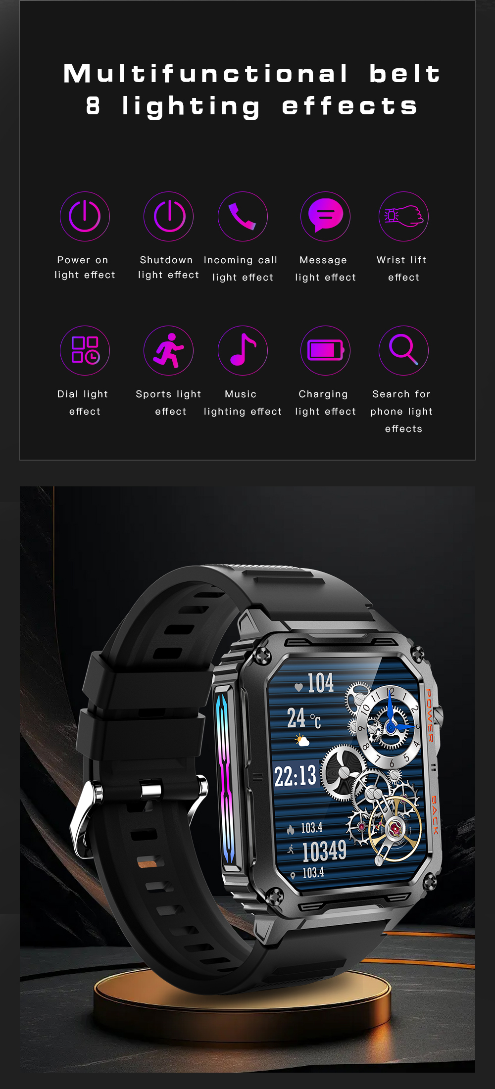 Screen Information Smart Watch