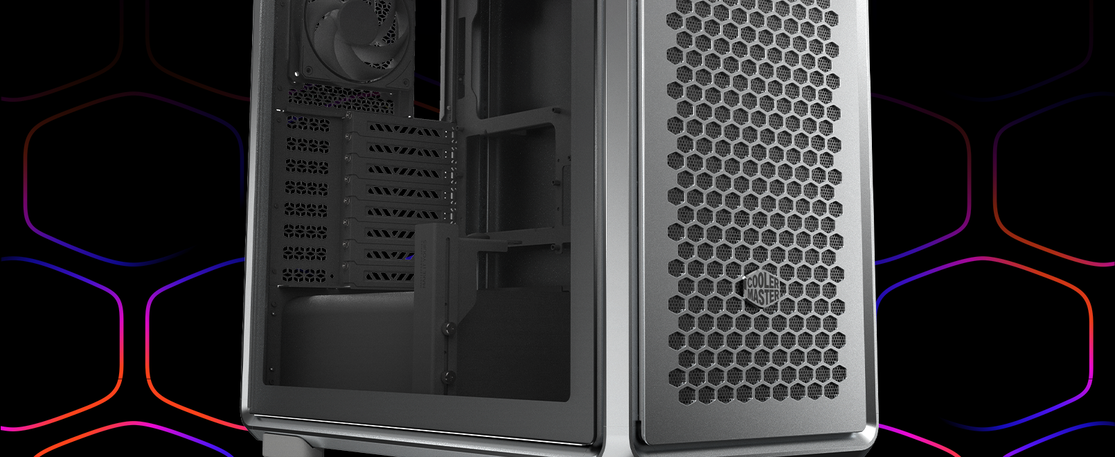 Cooler Master MasterFrame 600 Silver ATX Mid-Tower PC Case