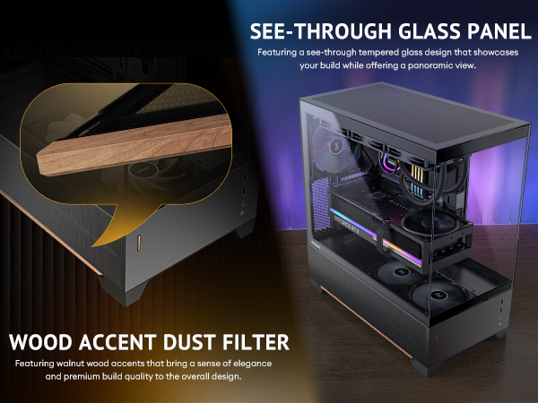 Antec C6 Wood Mid-Tower Case