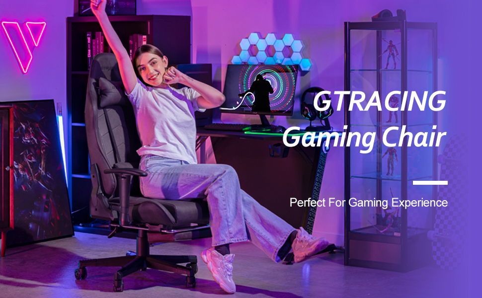 Gtracing gaming chair cheap setup