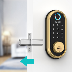 Keeping Your Home Safe No worry about forgetting to lock the door, it will lock within the time set
