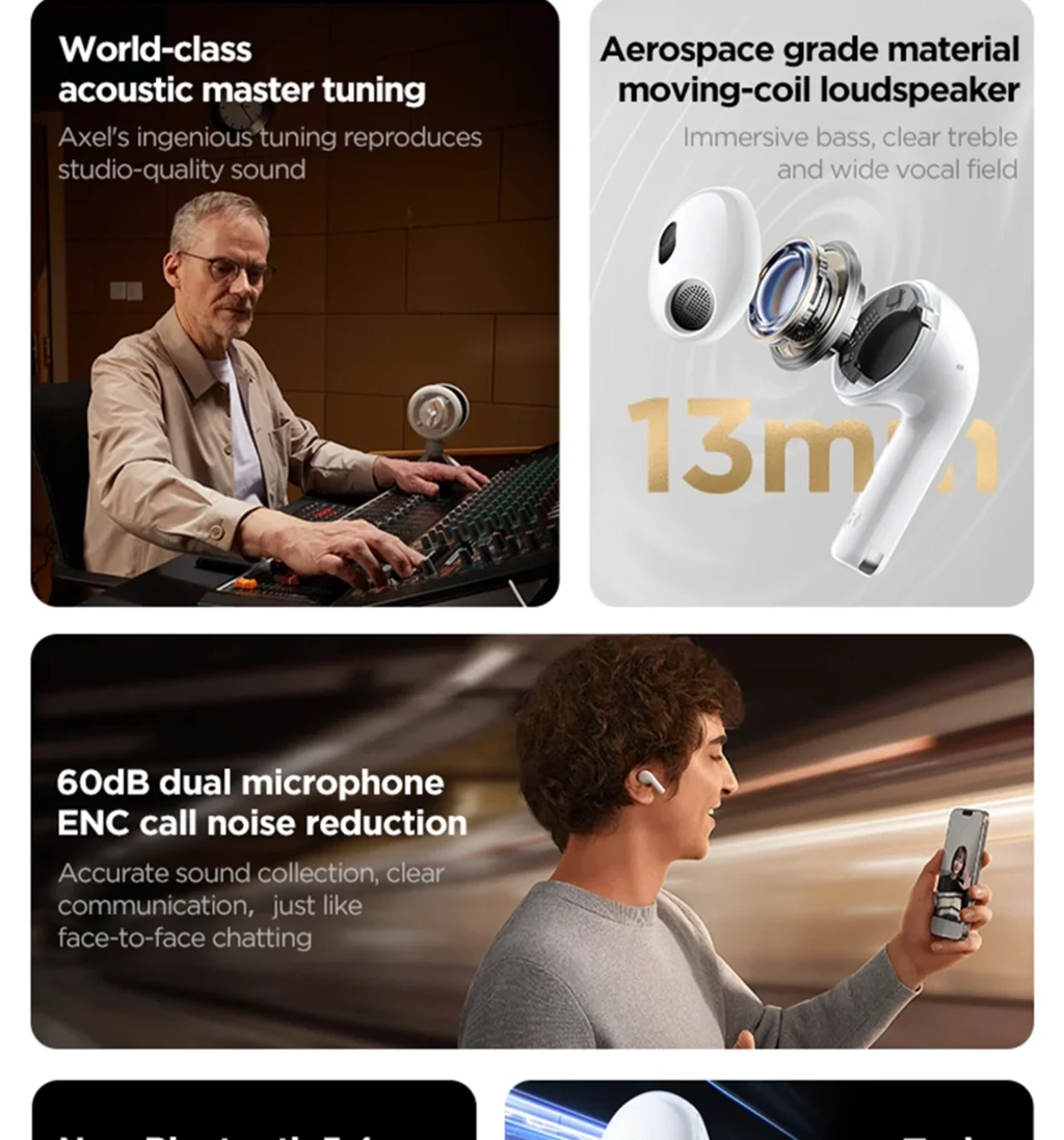 PISEN  BHD-TW6 P1 Plus TWS Headset