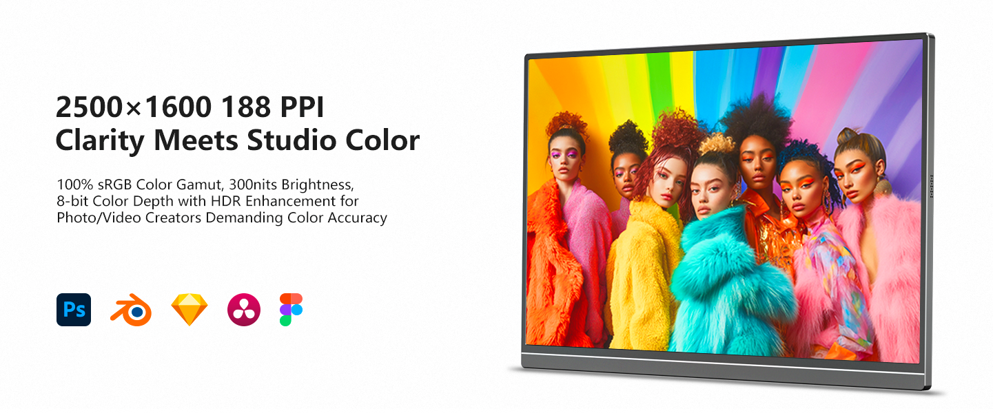 16 Inch Portable Monitor for Laptop