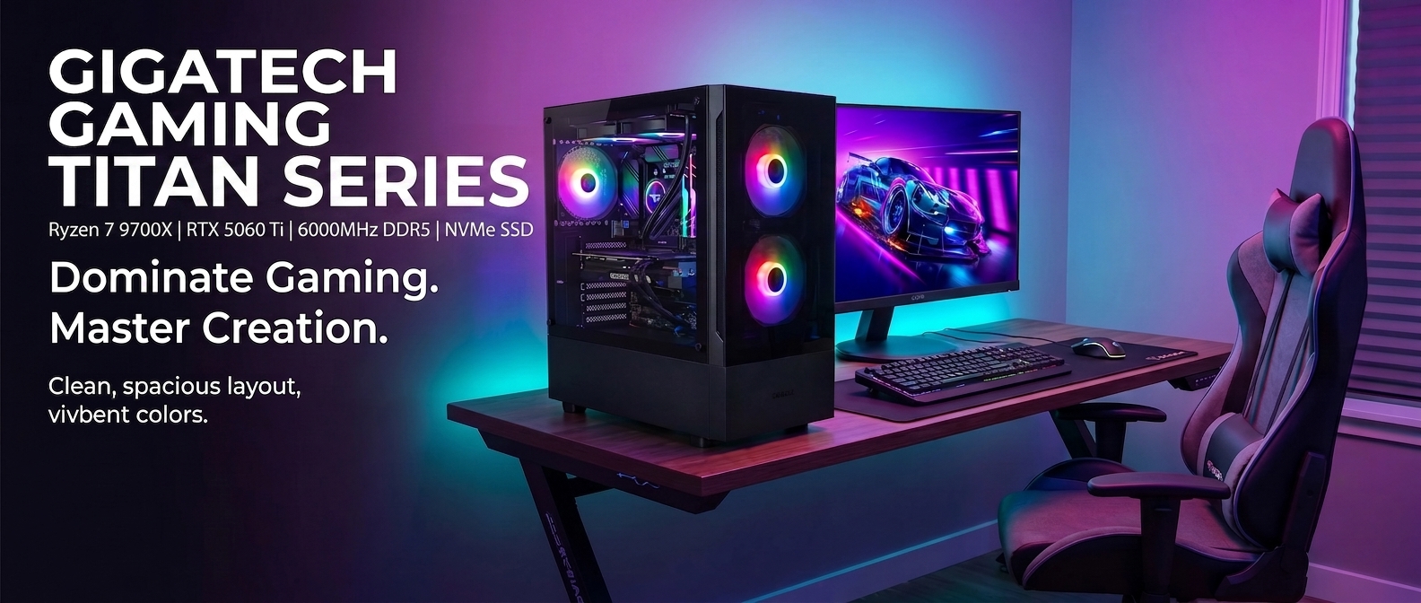Gigatech Gaming Titan Series