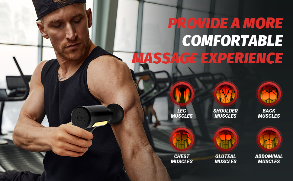 Massage Gun, Small Travel Tool, Massage Gun Deep Tissue,Percussion Handheld Portable Muscle Massager