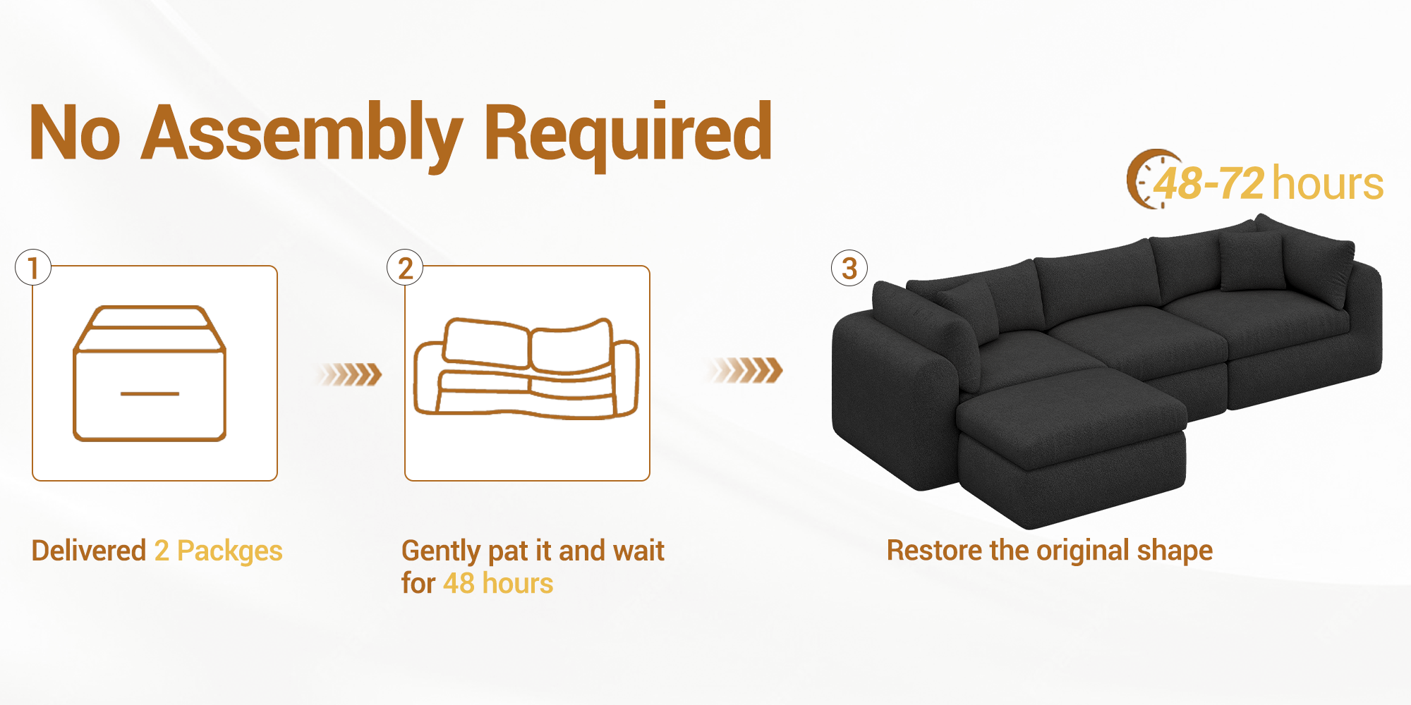 no assembly required