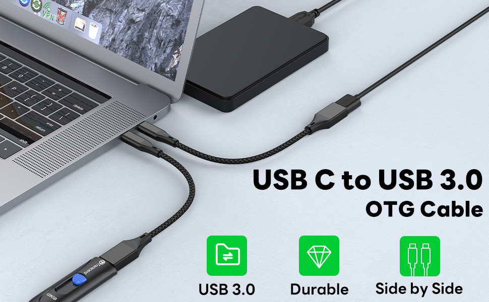 Female usb to usb c