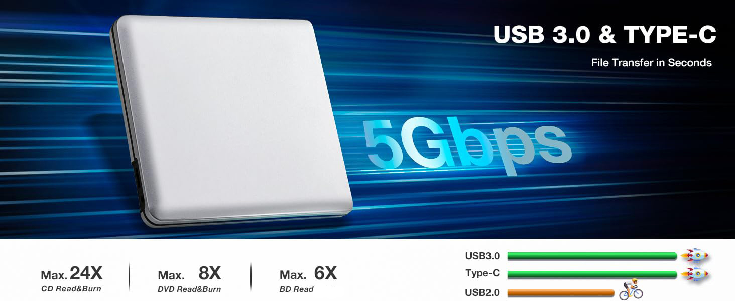 External 3D Blu Ray DVD Drive