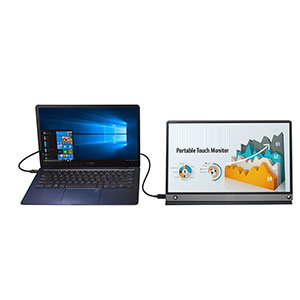 Compatible with Type-C Port Portable Monitor: Lepow Z1 Cocopar ASUS ZenScreen Arzopa KYY AOC ViewSon