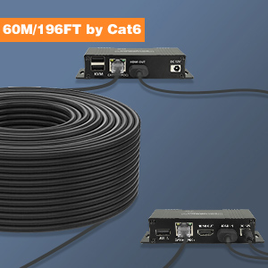 196FT /60M By Cat6