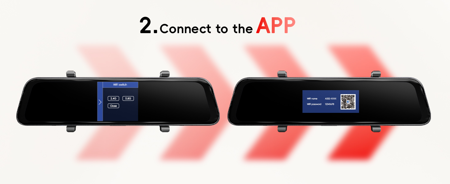 toguard mirror dash cam