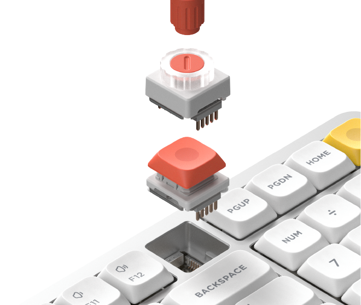NuPhy Air100 V3 99 Keys 100% Low-Profile Hot-Swap Wireless Mechanical Keyboard