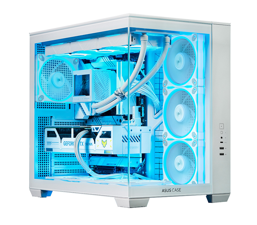 ASUS A32 PLUS White ATX gaming PC case
