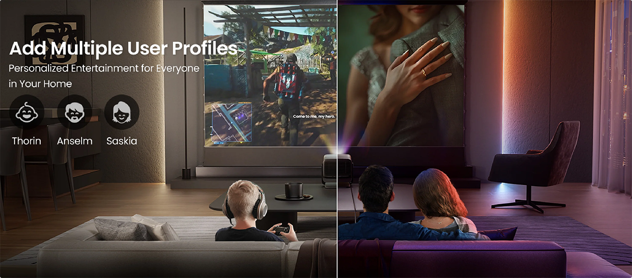 JMGO N1S Ultimate Cinematic-Grade Triple Laser 4K Projector 