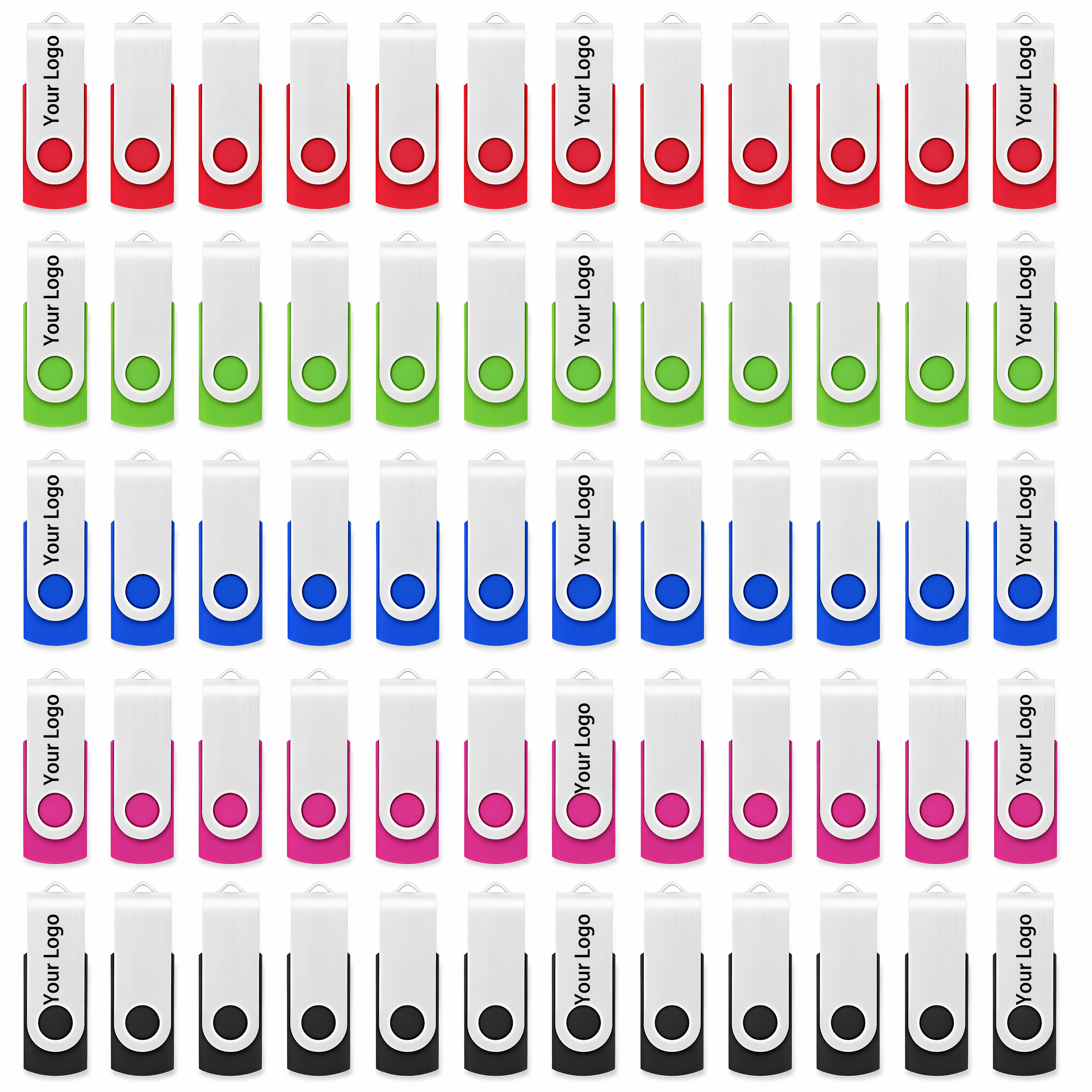 50 Colorful USB Drives