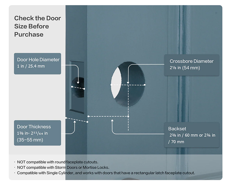 Lockin Veno Plus All-in-One Smart Lock for Front Door