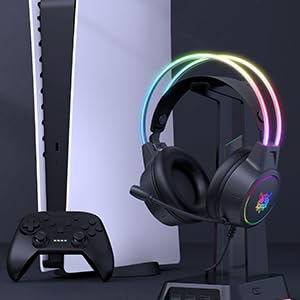 Lightweight Gaming Headphones with RGB Lights