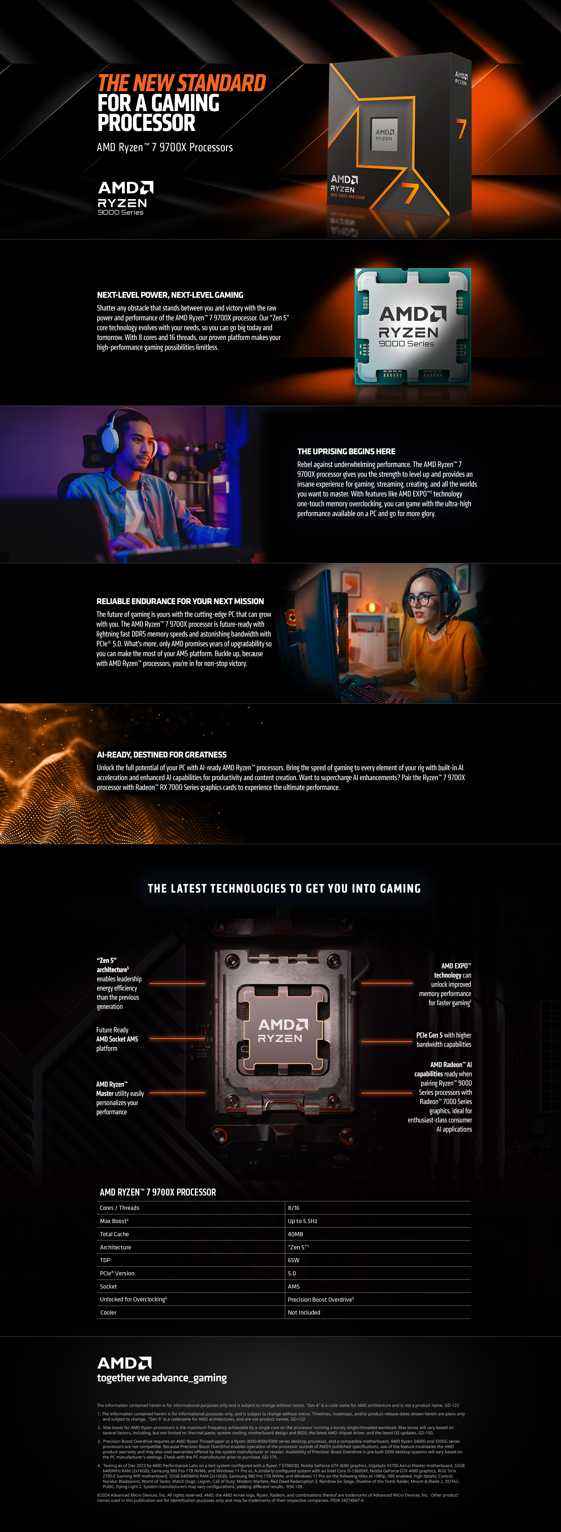 Ryzen 7 9700X LandingPage