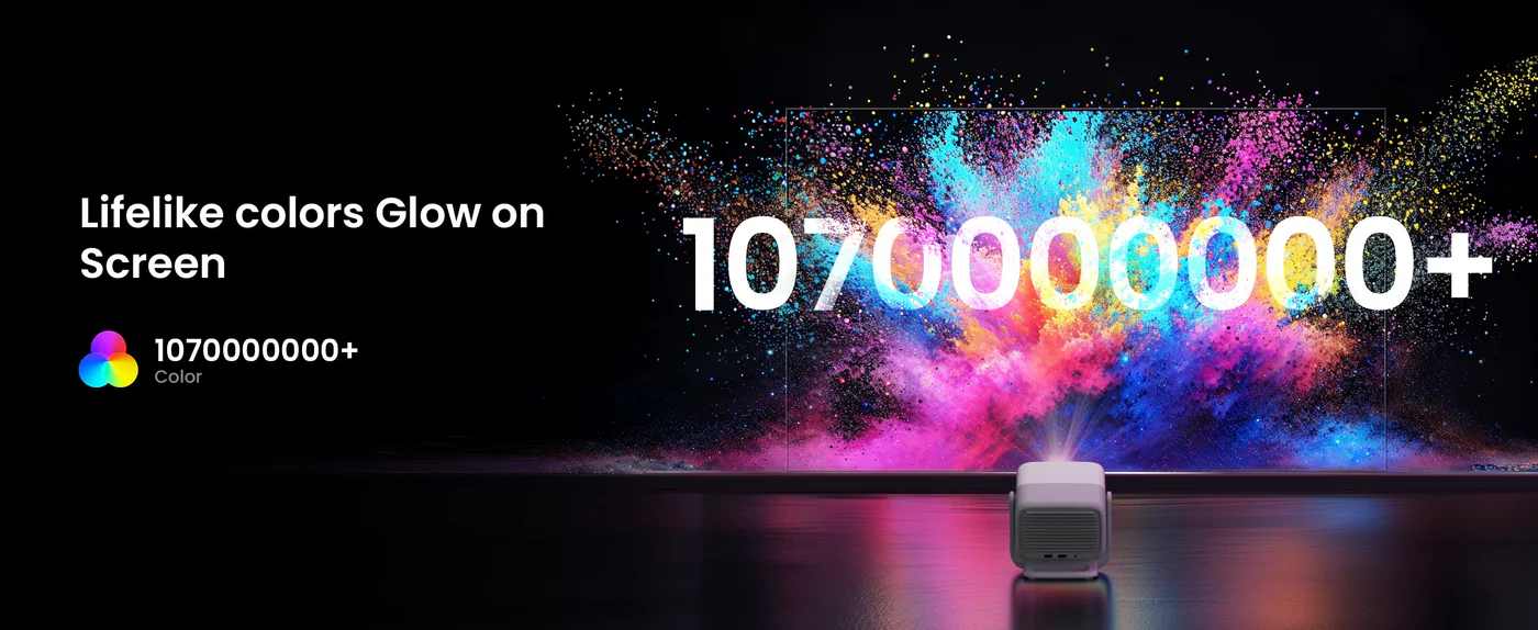 JMGO N1S SE 800 ISO Lumens Triple Laser Portable Projector