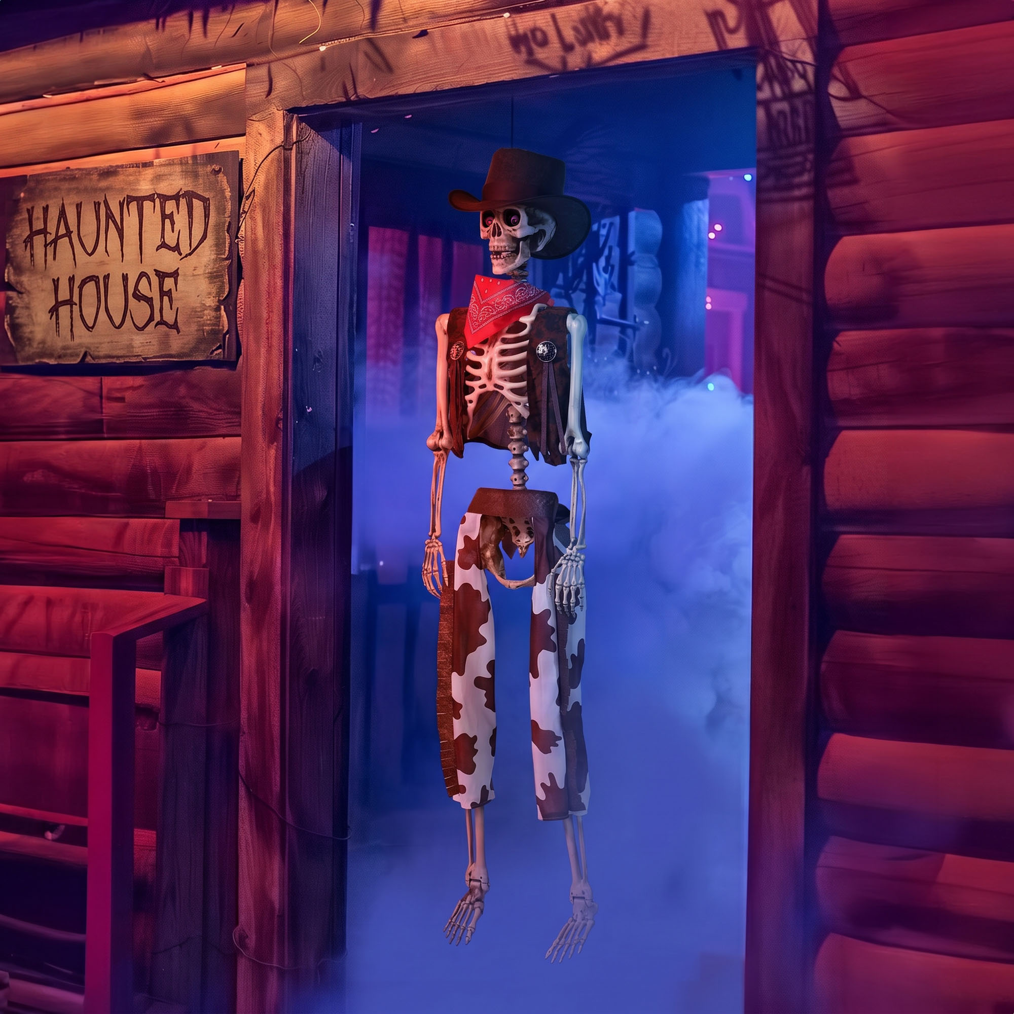 Halloween Pirate Life Size Skeleton