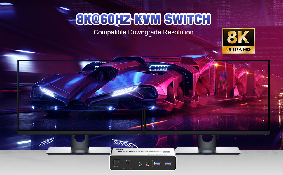 installation steps:      1. Insert the adapter into the KVM ;     2. Plug the Displayport cable int