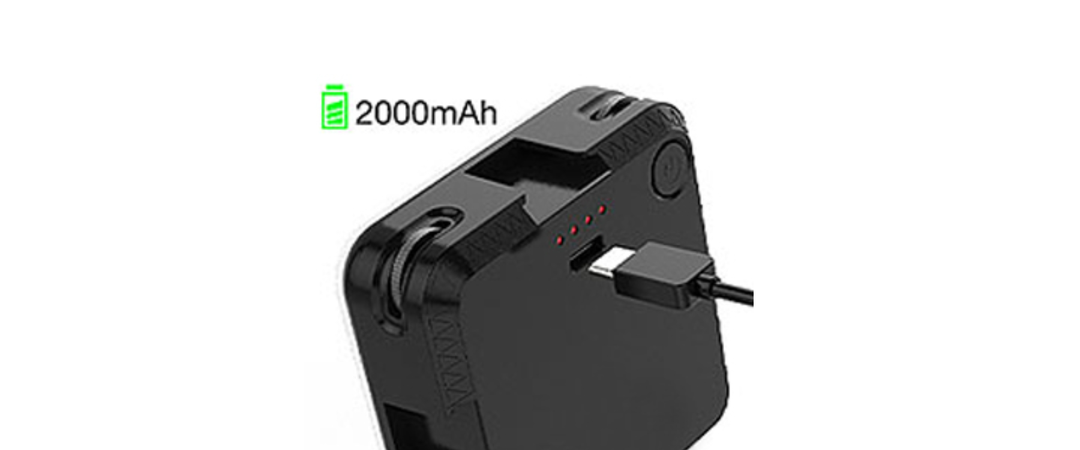 EACH fill light, 2000mAh battery, USB powered, power indicator