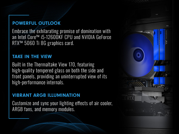Thermaltake NE i1260T-V170B Gaming Desktop PC