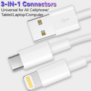 3 Male Connectors