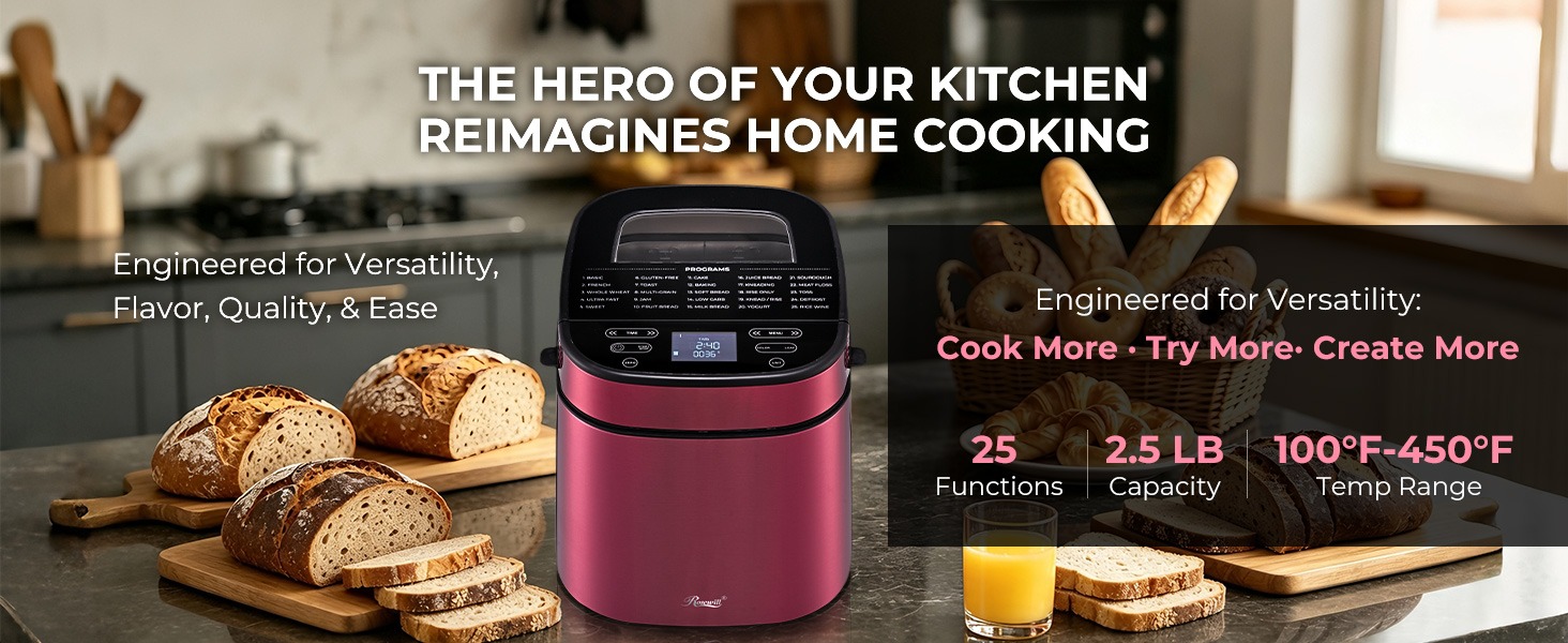 Rosewill Bread Maker - Pink