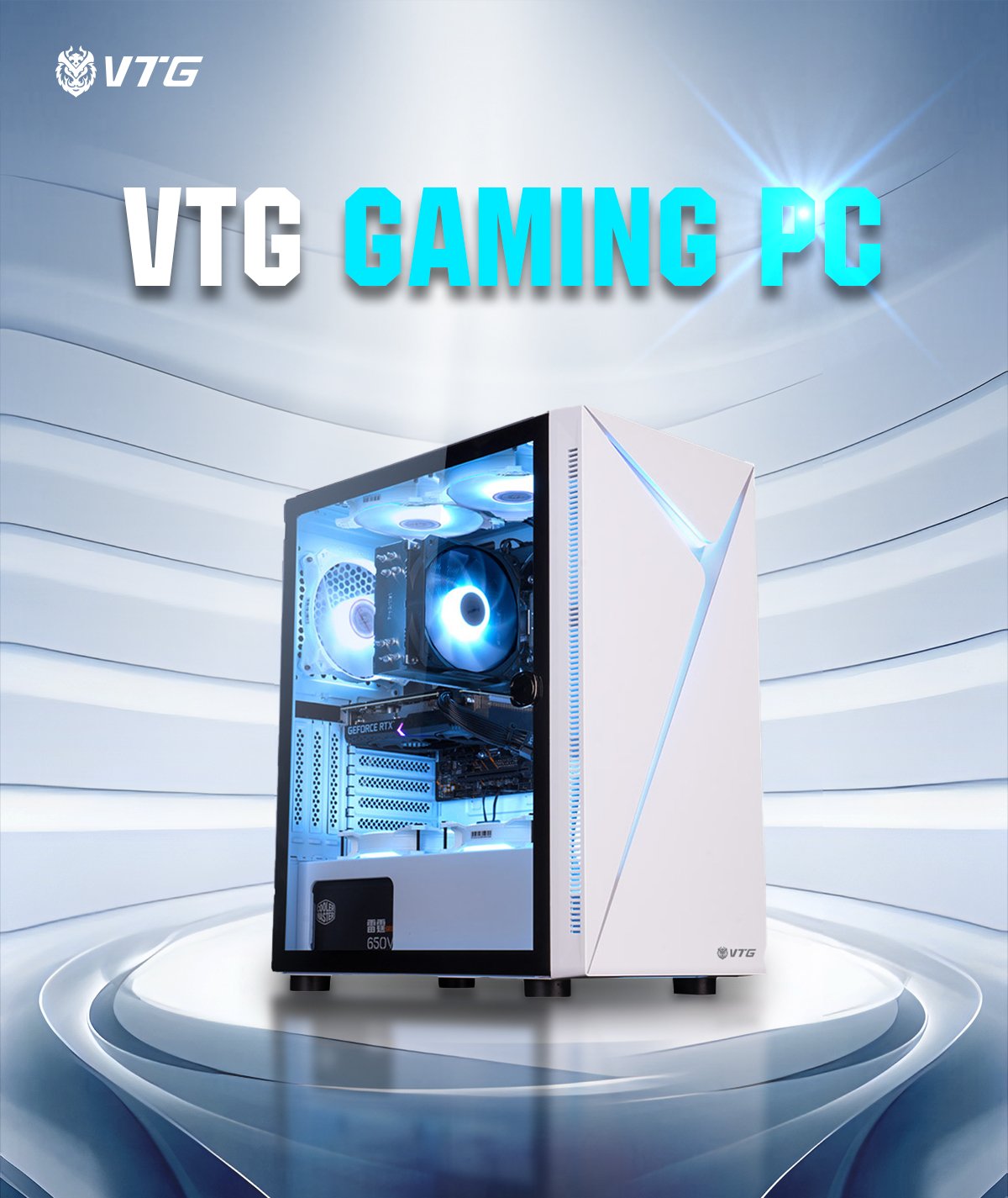 VTG Gaming PC Desktop Intel Core i5 13th Gen 13490F (Beat13400F) 16GB DDR4  500G SSD , NVIDIA RTX 3060Ti, 550W PSU, 11AC Wi-Fi, Windows 11 Home