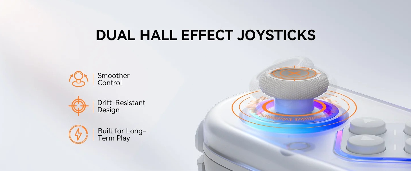 Dual Hall Effect Joysticks