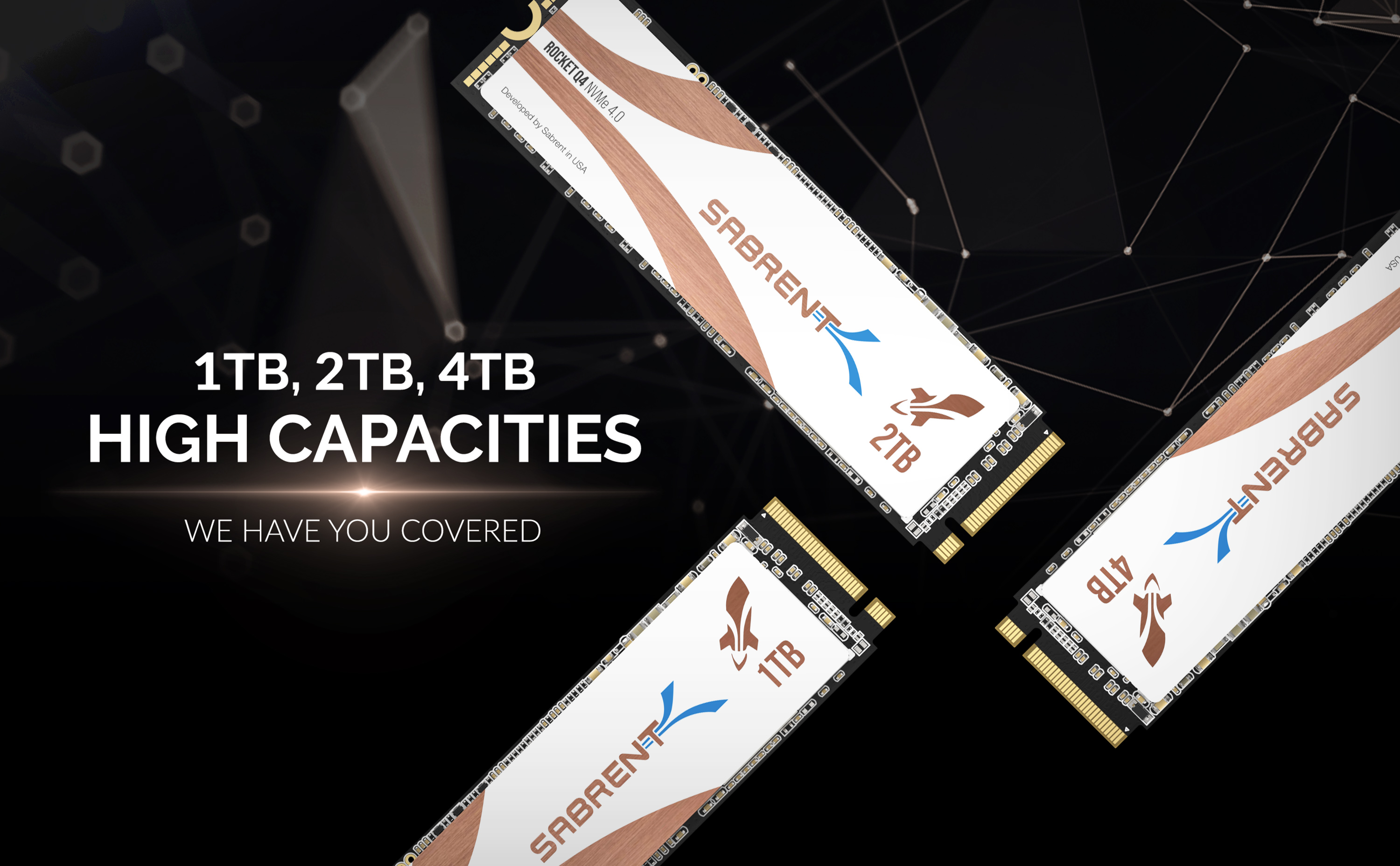 Sabrent 2TB Rocket Q4 NVMe PCIe 4.0 M.2 2280 Internal SSD Maximum 