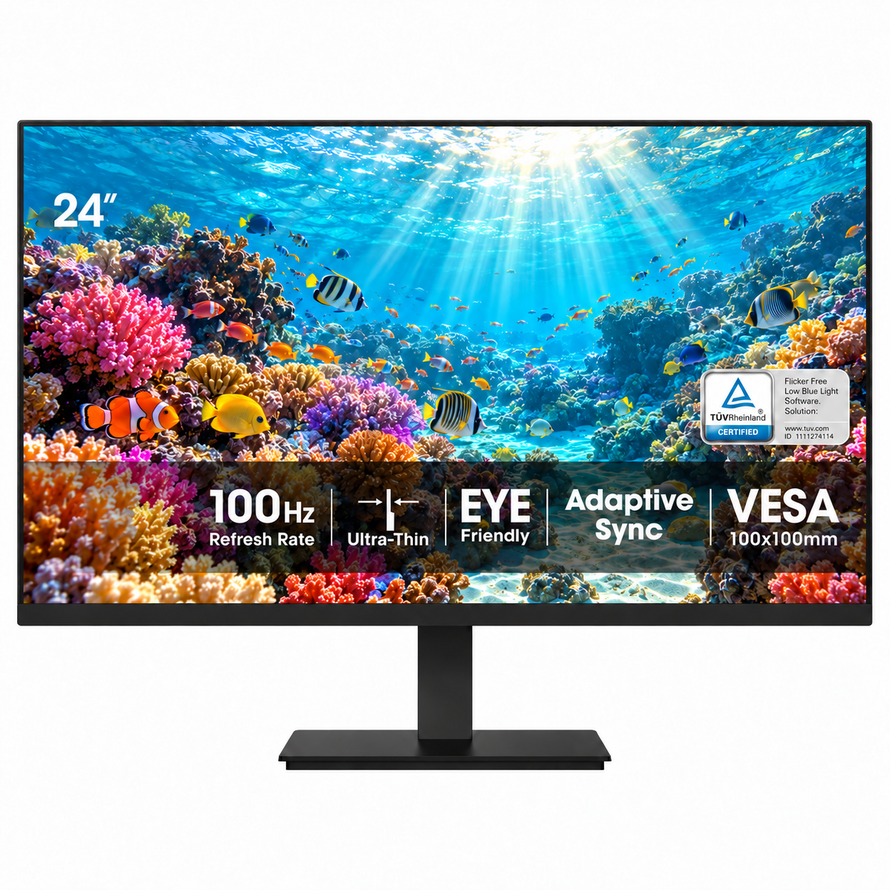 24" FHD Monitor 100Hz 5ms