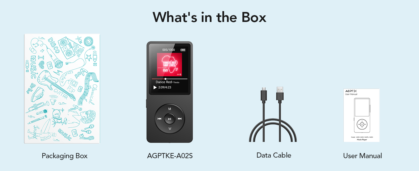 AGPtek A02 MP3 Player