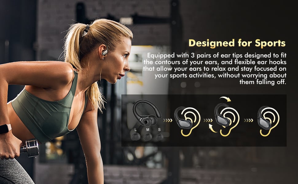 True Wireless Earbuds Bluetooth Headphones