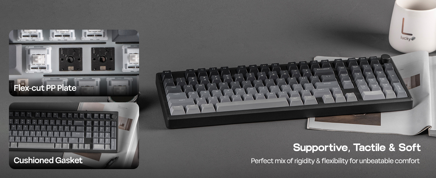 Soft & Tactile Typing