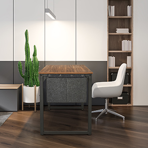 Computer Desk 47" Study Writing Desk, LIFEFAIR Modern Simple Style Laptop Table for Home and Office