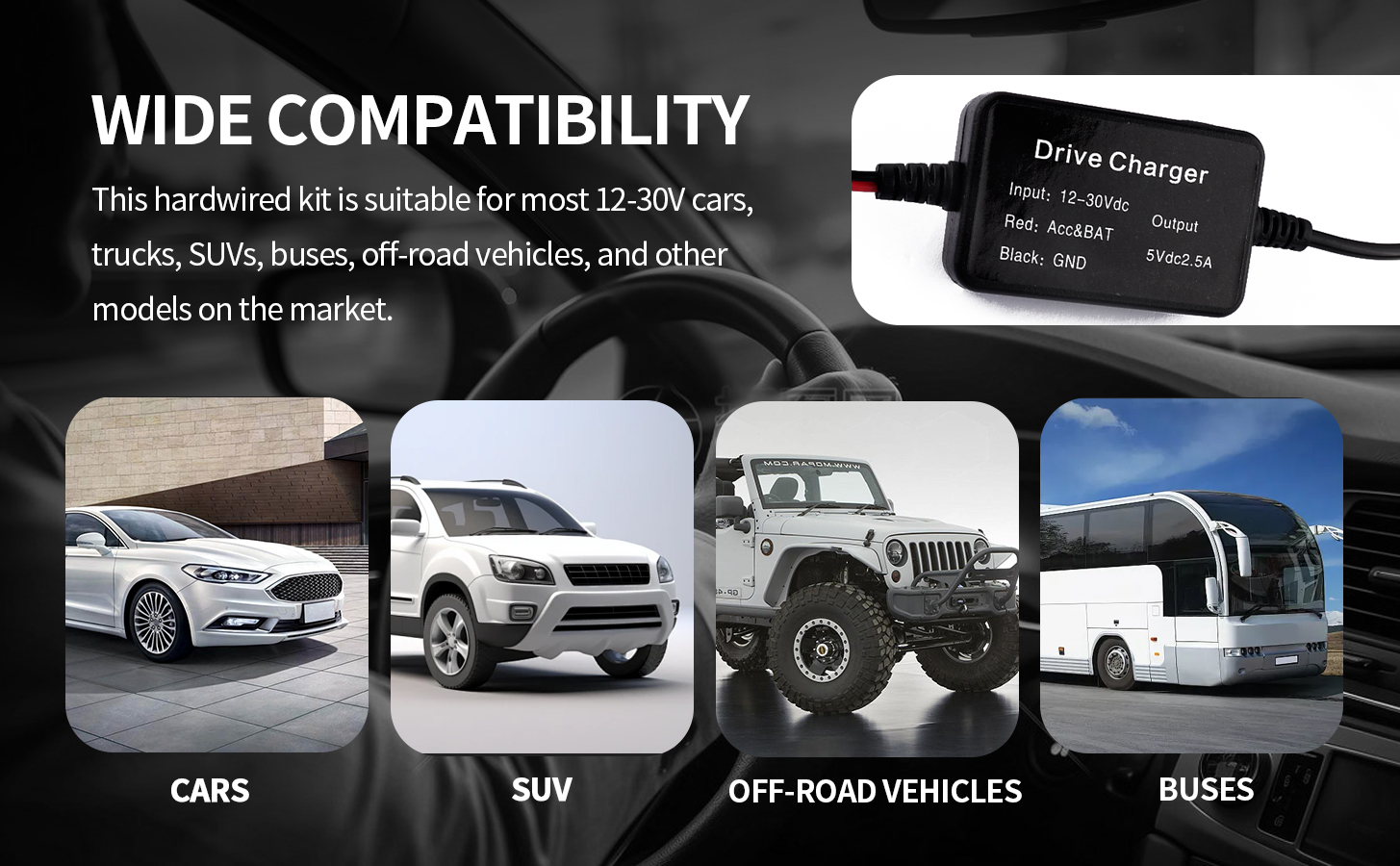 Dash Cam Hardwire Kit