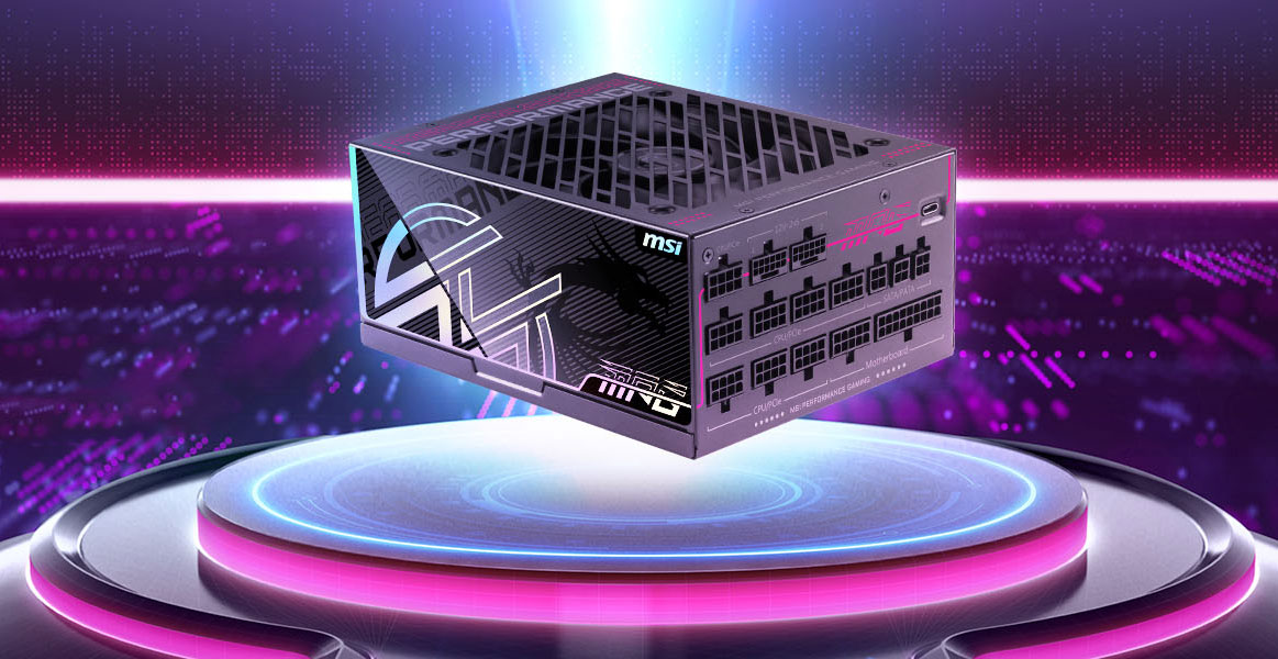 MSI MPG Ai1300TS PCIE5 Fully Modular Gaming 1300W Power Supply