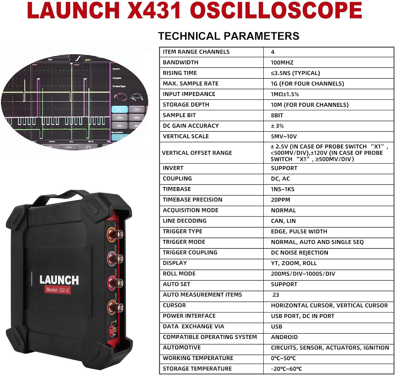 Launch O2-S2 Scopebox
