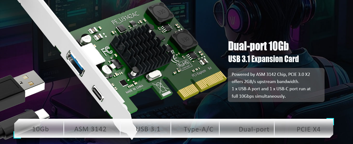 10G USB Expansion Card