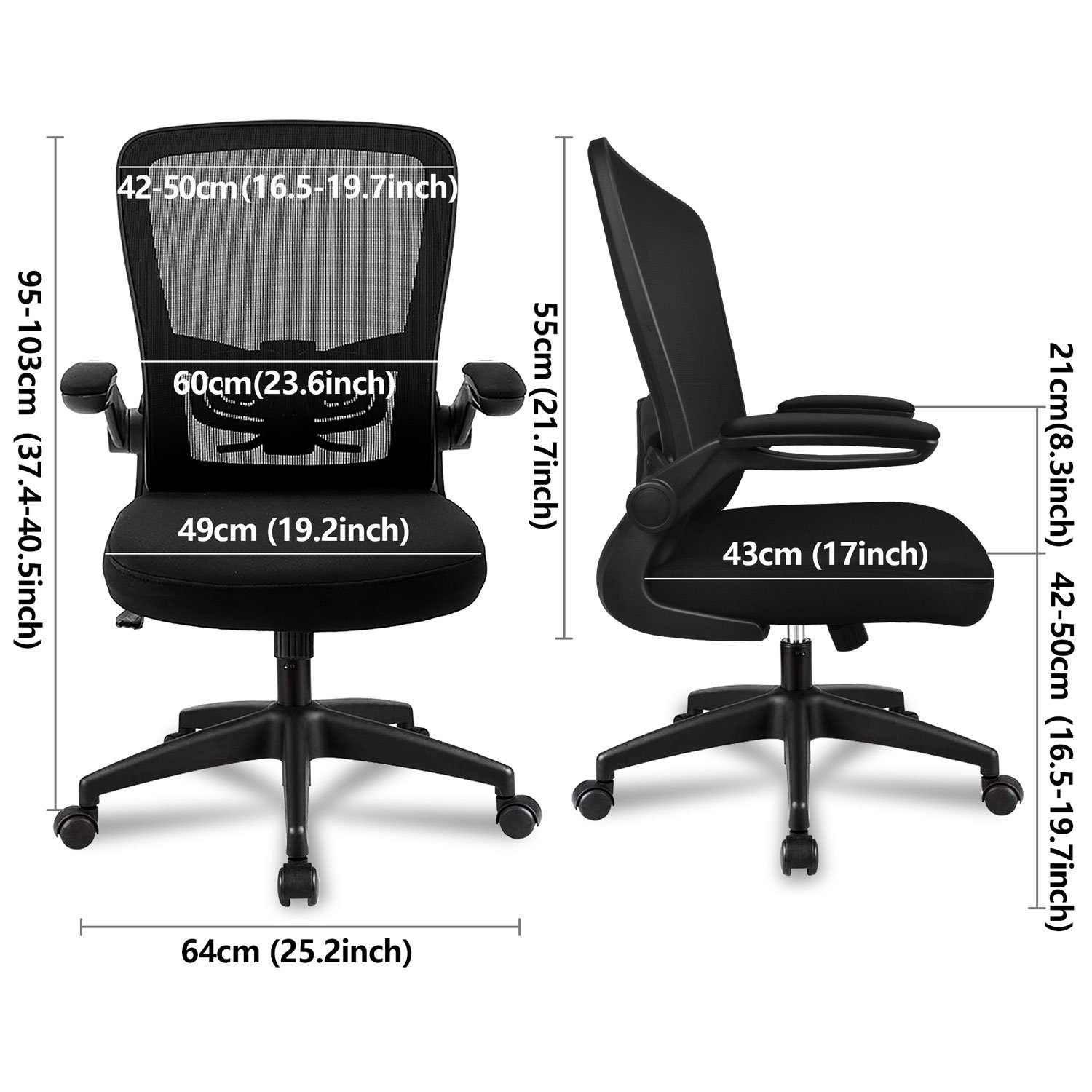 FelixKing Office Chair, Ergonomic Desk Chair with Adjustable